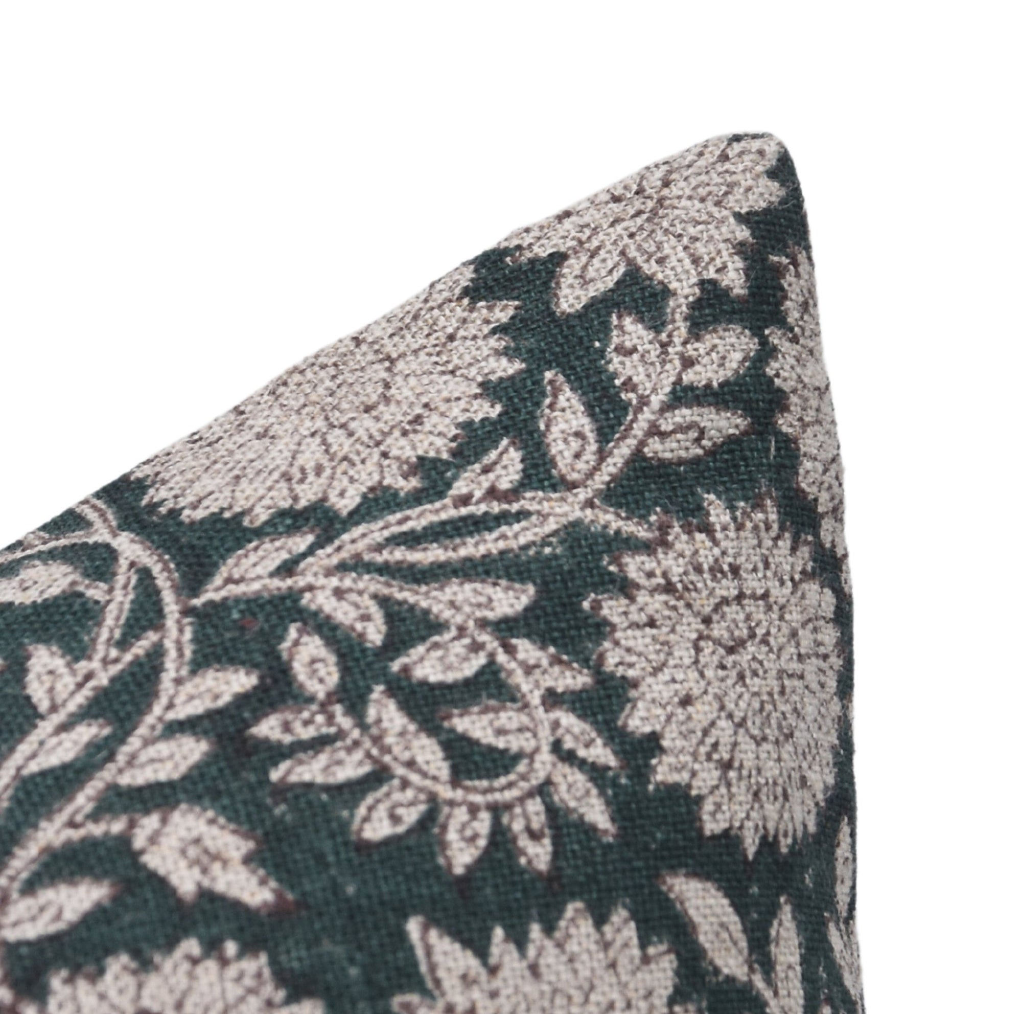 Thick/Heavy Linen block print designer boho pillow/cushion cover- RAJAT - Fabdivine