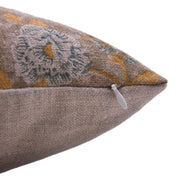 Hand Block Print heavy linen designer pillow cover- RAMESHWARAM - Fabdivine