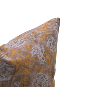 Hand Block Print heavy linen designer pillow cover- RAMESHWARAM - Fabdivine