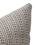 Block print Heavy Linen Pillow Cover - RATANBEL - Fabdivine