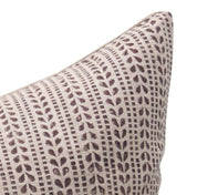 Block print Heavy Linen Pillow Cover - RATANBEL - Fabdivine