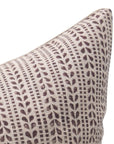 Block print Heavy Linen Pillow Cover - RATANBEL - Fabdivine