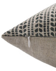 Block print Heavy Linen Pillow Cover - RATANBEL - Fabdivine