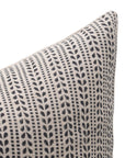 Block print Heavy Linen Pillow Cover - RATANBEL - Fabdivine