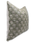 Throw Pillow Cover –Designer Collection of Hand Block Print thick/heavy linen- ROHINI - Fabdivine