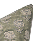 Throw Pillow Cover –Designer Collection of Hand Block Print thick/heavy linen- ROHINI - Fabdivine