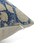 Hand Block Print thick linen designer pillow cover- SUDARSHAN JAAL - Fabdivine