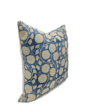 Hand Block Print thick linen designer pillow cover- SUDARSHAN JAAL - Fabdivine