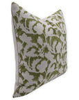 Block print Heavy/Thick Linen throw pillow cover- SULIT - Fabdivine