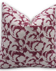 Throw Pillow Cover –Designer Collection of Hand Block Print Thick Linen- SULIT - Fabdivine