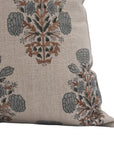 SWADESH Hand Block Print Thick Linen designer pillow cover - Fabdivine