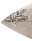 SWADESH Hand Block Print Thick Linen designer pillow cover - Fabdivine