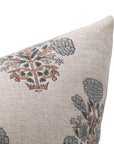 SWADESH Hand Block Print Thick Linen designer pillow cover - Fabdivine