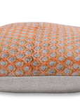 Heavy Linen block print designer boho pillow/cushion cover- TARANGINI - Fabdivine