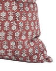 Heavy/Thick Linen block print designer boho pillow/cushion cover- TULSI BUTI - Fabdivine