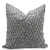 Thick Linen block print designer boho pillow/cushion cover- TULSI BUTI - Fabdivine