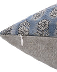 Square/Lumber block print pillow cover- Thick/Heavy Linen- TULSI BUTI - Fabdivine