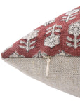 Heavy/Thick Linen block print designer boho pillow/cushion cover- TULSI BUTI - Fabdivine