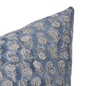 Square/Lumber block print pillow cover- Thick/Heavy Linen- TULSI BUTI - Fabdivine