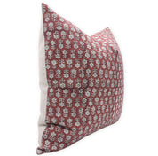 Heavy/Thick Linen block print designer boho pillow/cushion cover- TULSI BUTI - Fabdivine