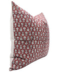 Heavy/Thick Linen block print designer boho pillow/cushion cover- TULSI BUTI - Fabdivine