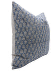 Square/Lumber block print pillow cover- Thick/Heavy Linen- TULSI BUTI - Fabdivine