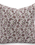 Block print Heavy Linen Pillow Cover - VARANASI - Fabdivine