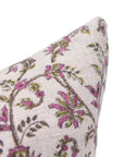 Block print Heavy Linen Pillow Cover - VARANASI - Fabdivine