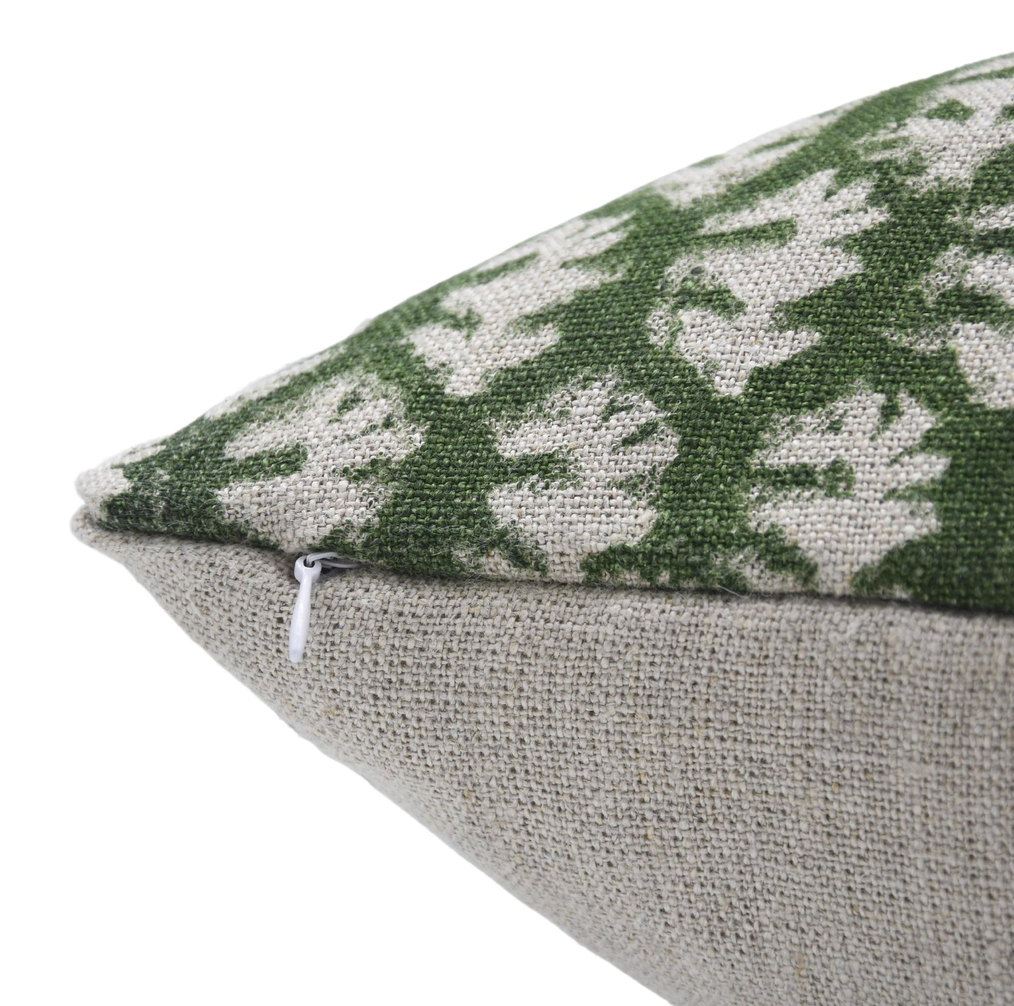 Square/Lumber block print pillow cover- thick/heavy linen- WAJEER - Fabdivine