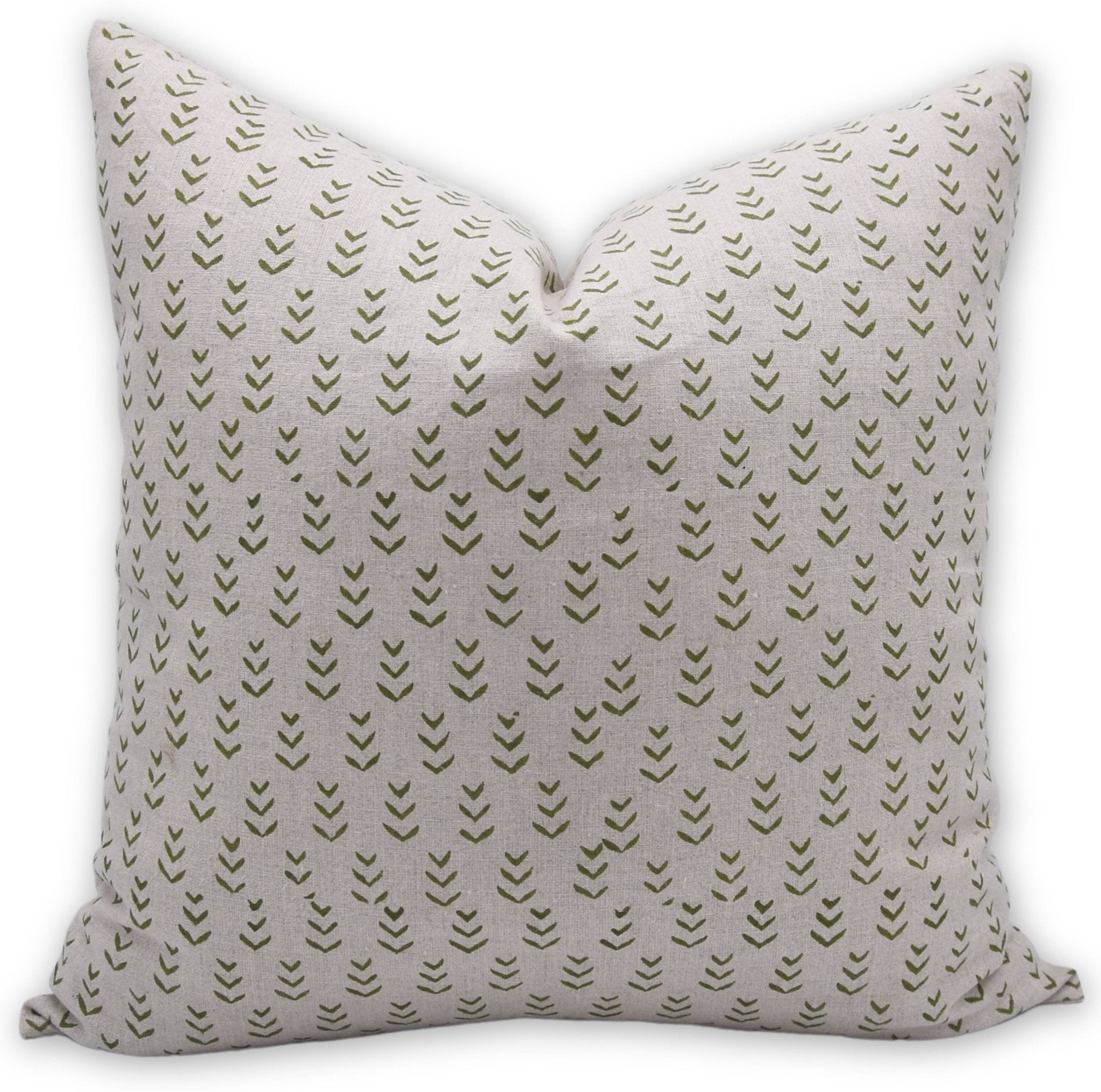 Block print Pillow cover for sofa, couch or bed- pure linen- ANKUR - Fabdivine