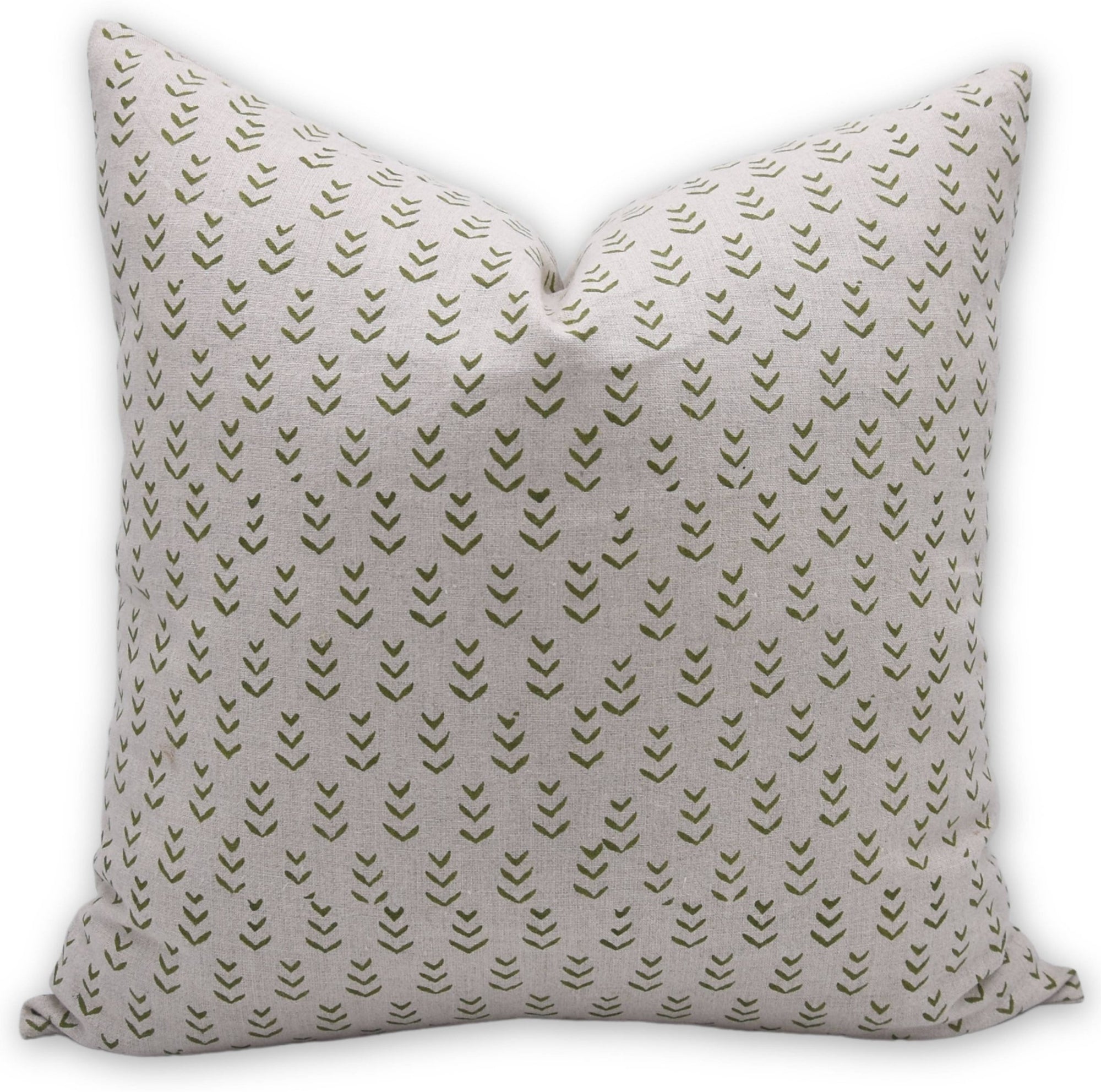 Block print Pillow cover for sofa, couch or bed- pure linen- ANKUR - Fabdivine