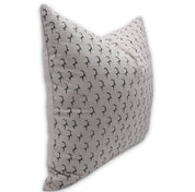 Pure Linen block print designer boho pillow/cushion cover- ANKUSH - Fabdivine