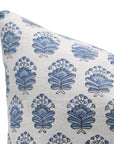 Block print Pillow cover for sofa, couch or bed- Pure Linen- BHEESHMA - Fabdivine