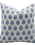 Block print Pillow cover for sofa, couch or bed- Pure Linen- BHEESHMA - Fabdivine