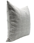 Pure Linen block print designer boho pillow/cushion cover- CHAUSAR - Fabdivine