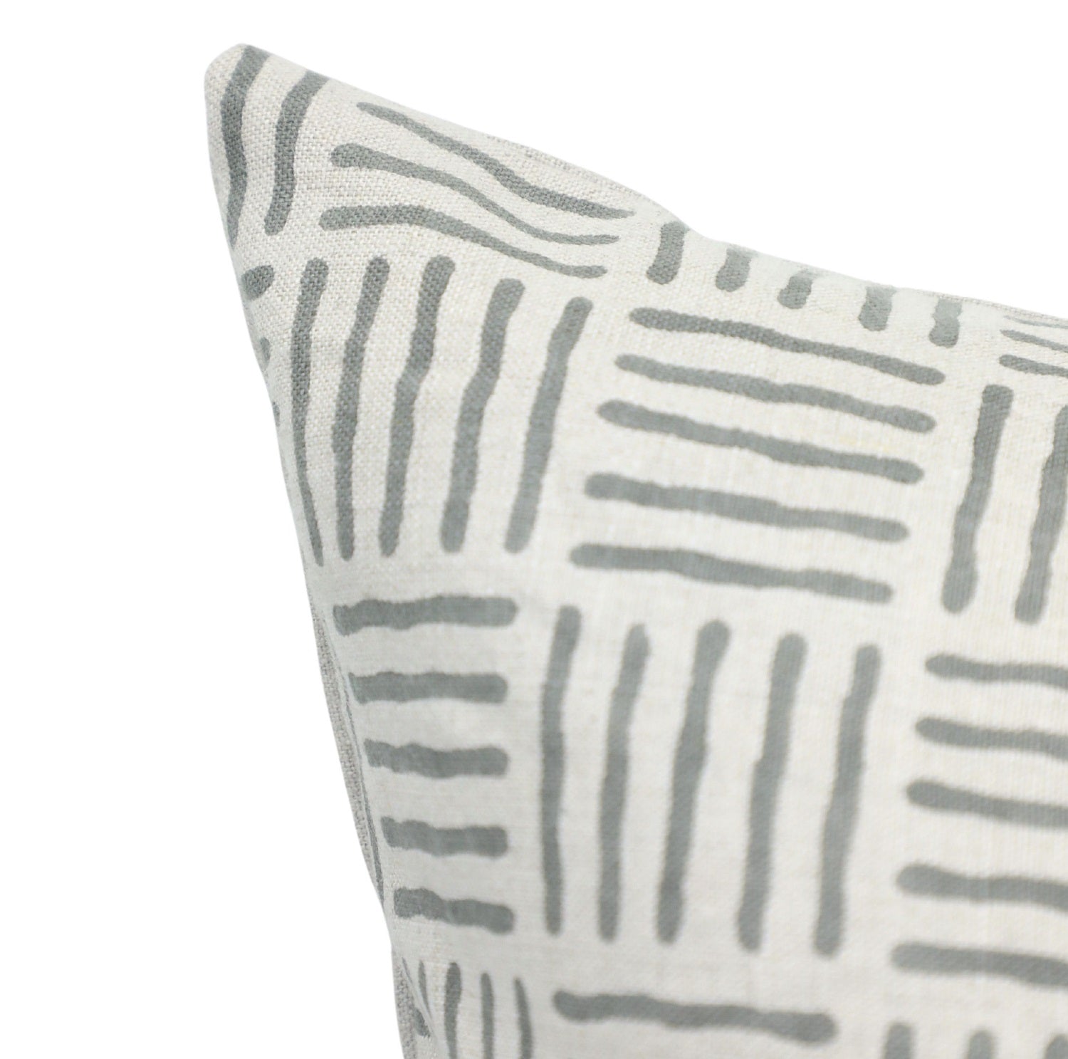 Pure Linen block print designer boho pillow/cushion cover- CHAUSAR - Fabdivine