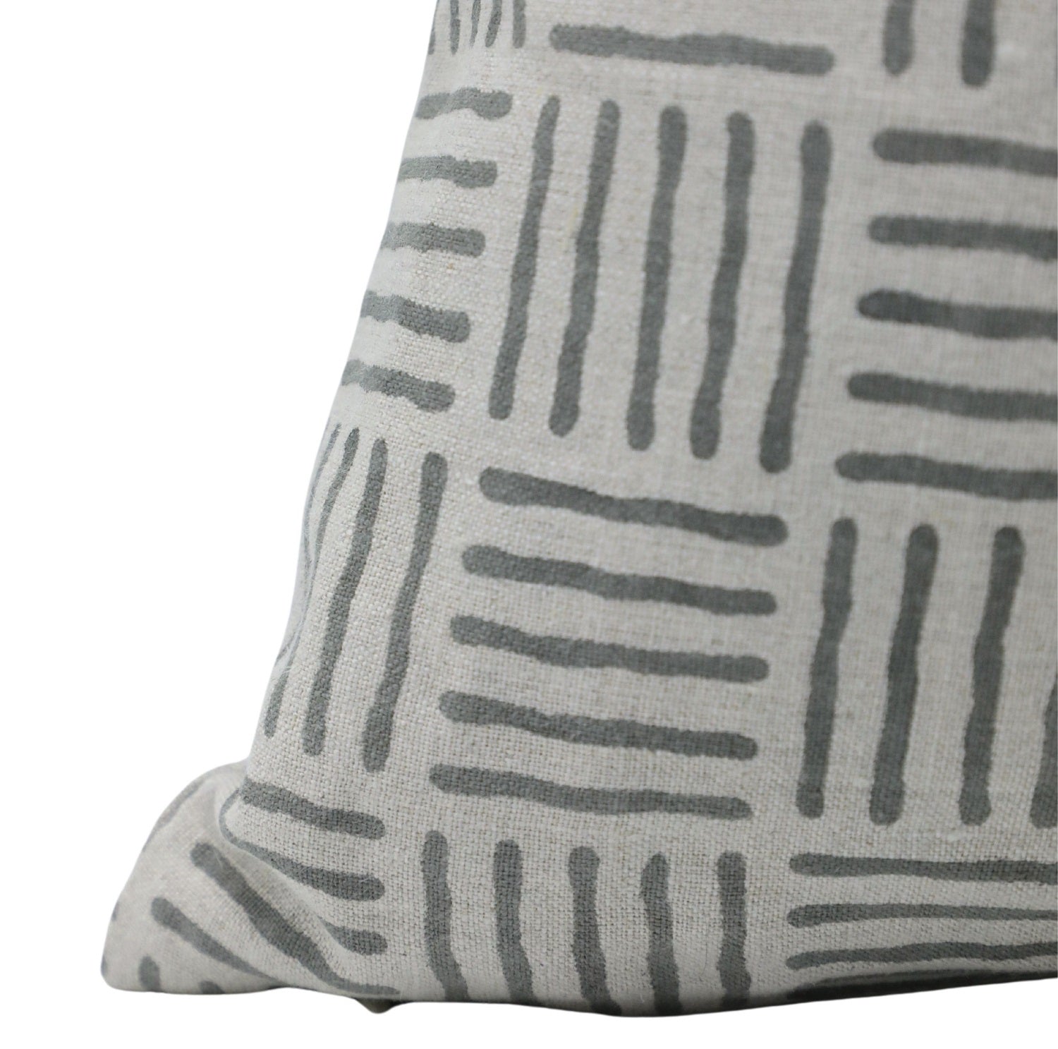 Pure Linen block print designer boho pillow/cushion cover- CHAUSAR - Fabdivine