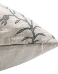 Square/Lumber block print pillow cover- Pure Linen- DAISY - Fabdivine