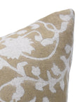 Throw Pillow Cover –Designer Collection of Hand Block Print Pure Linen- DEVDAS - Fabdivine