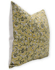 Pure Linen block print designer boho pillow/cushion cover- HIMACHAL - Fabdivine