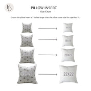 Block Print Pure Linen Pillow Cover - HRIDYAVAN - Fabdivine