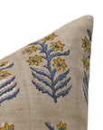 Block Print Pure Linen Pillow Cover - INDERDHANUSH - Fabdivine