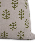 Square/Lumber block print pillow cover- pure linen- JAISALMER - Fabdivine