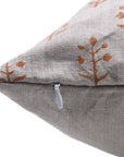 Throw Pillow Cover –Designer Collection of Hand Block Print Pure Linen- JAISALMER - Fabdivine