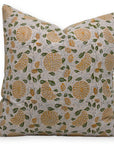 Hand Block Print Pure Linen designer pillow cover - KARWACHAUTH - Fabdivine