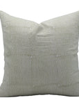 Square/Lumber block print pillow cover- Pure Linen- LEHAR - Fabdivine