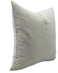 Square/Lumber block print pillow cover- Pure Linen- LEHAR - Fabdivine