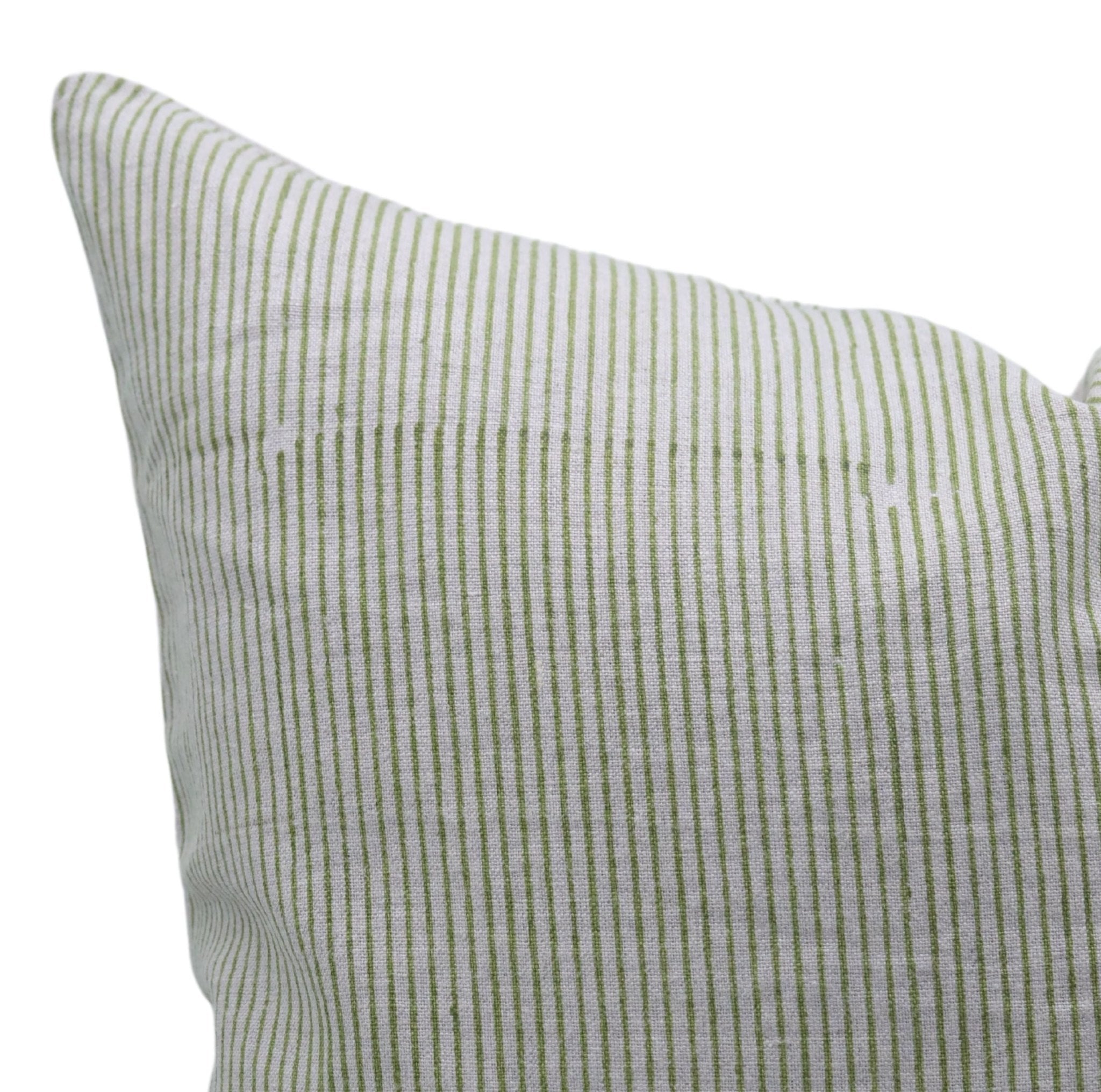 Lumber block print pillow cover- Pure Linen- LEHAR - Fabdivine