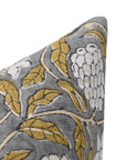 Block Print Pure Linen Pillow Cover - MERAKI - Fabdivine