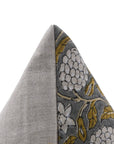 Block Print Pure Linen Pillow Cover - MERAKI - Fabdivine